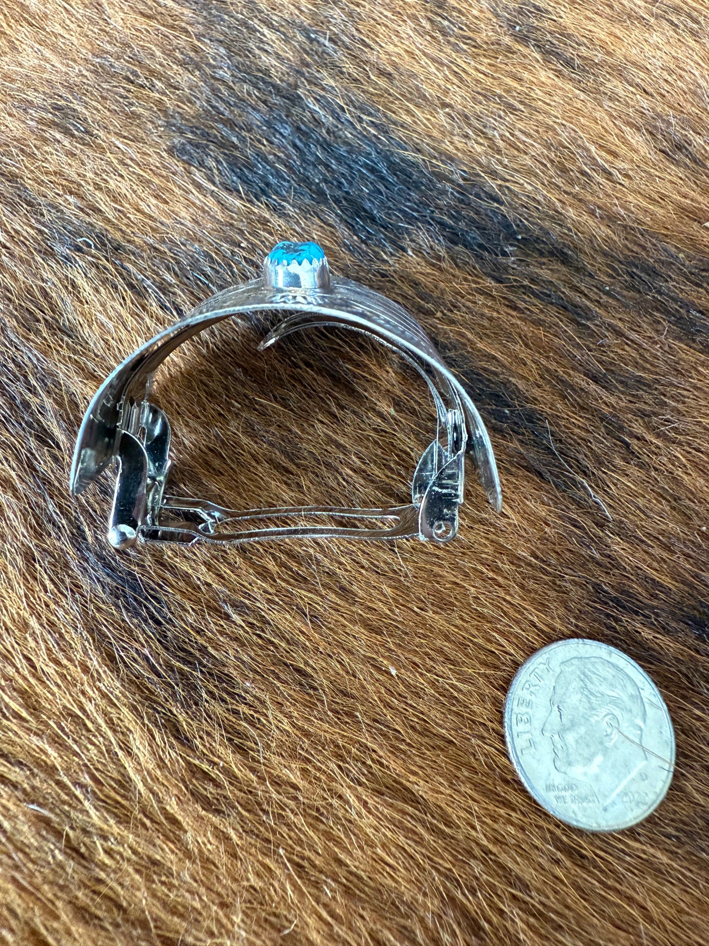 Silver Hair Barrette