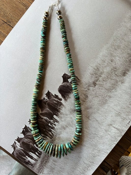 Graduated turqouise necklace